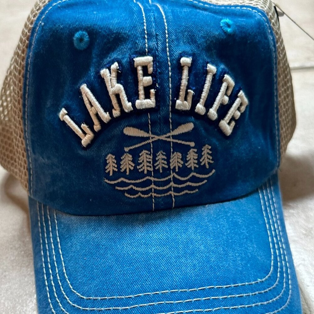 KBETHOS Blue Lake Life Womens Adjustable Baseball Cap